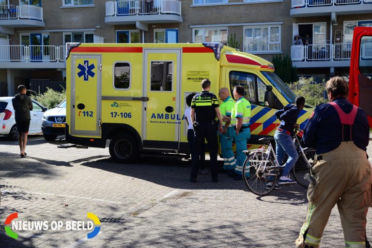 Forse schade na keukenbrand Duisburghof Rotterdam