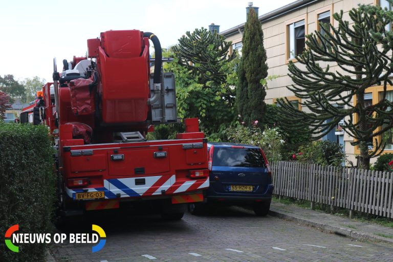 Buurman redt slachtoffer uit brandend huis Meidoornlaan Schiedam