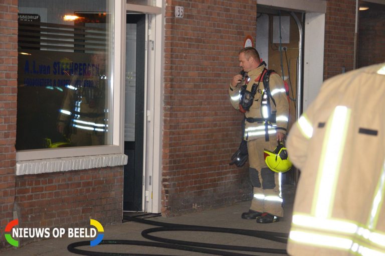 Brand in prullenbak geblust Prinses Margrietlaan Rotterdam