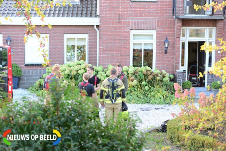 Brand in woning Smitsweg Klaaswaal