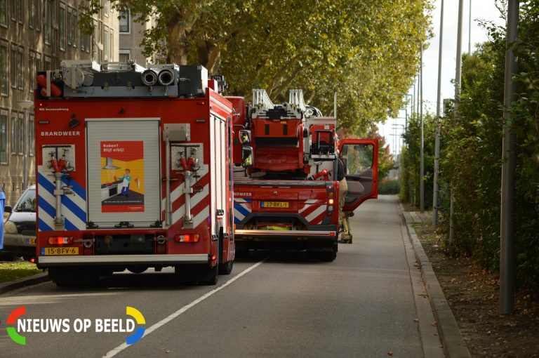 Keukenbrand door pannetje op het vuur Oost-Sidelinge Rotterdam