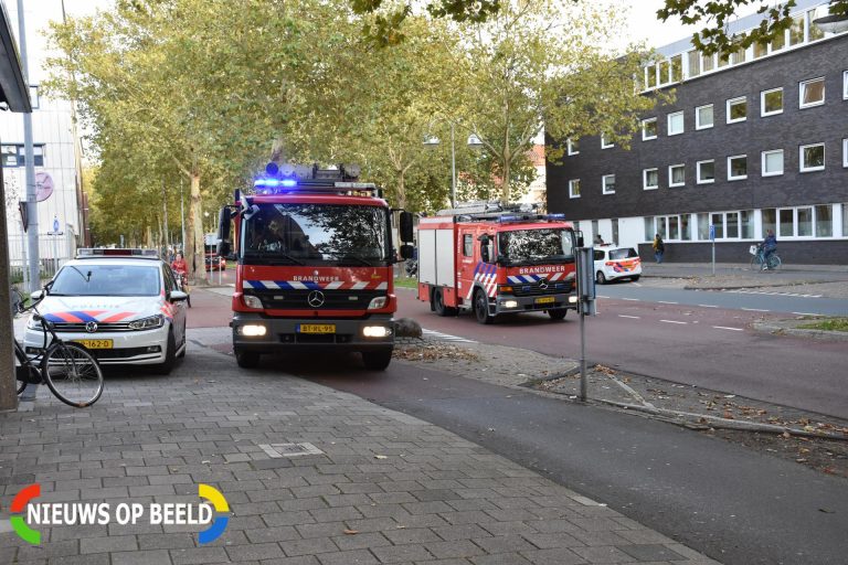 Pand ontruimd na rookontwikkeling Langegracht Leiden