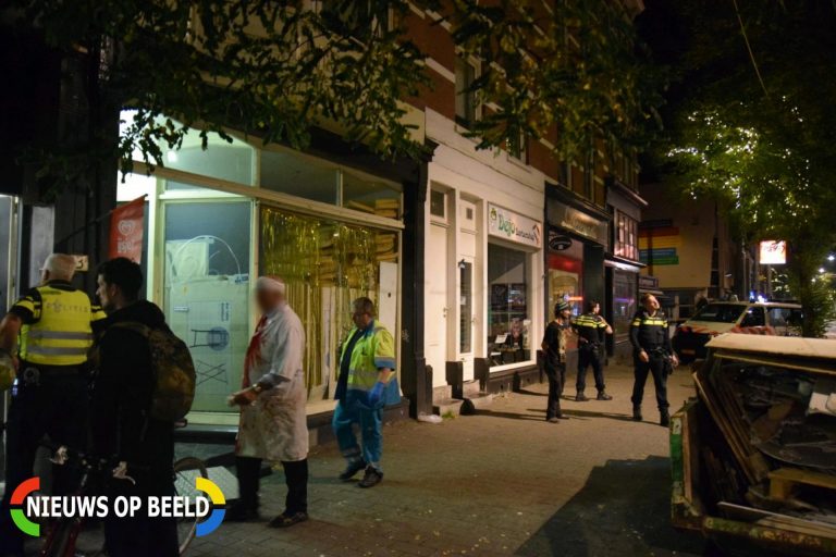 Eigenaar avondwinkel gewond na vechtpartij Nieuwe Binnenweg Rotterdam