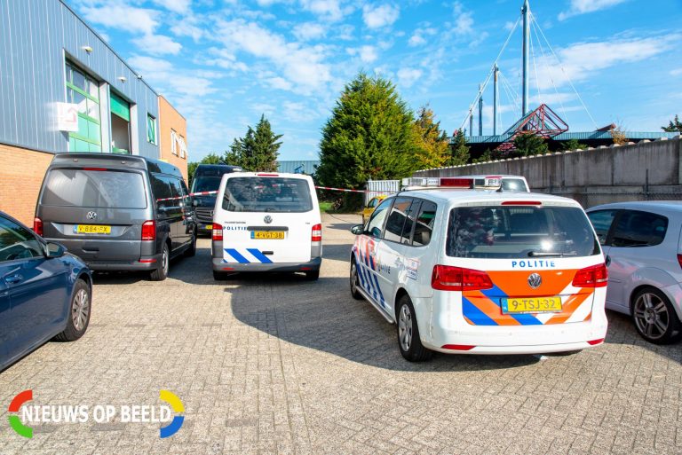 Ontmanteling drugslab in bedrijfspand in volle gang Klompermakenstraat Hoogvliet