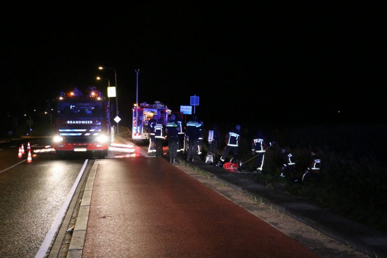 Brandweer zoekt na te water geraakte vrouw Goejanverwelledijk Gouda