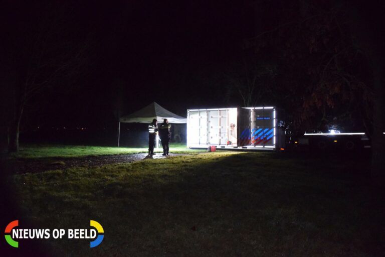 Politie doet onderzoek naar stoffelijk overschot in schuur Provincialeweg Oost – N228 Haastrecht