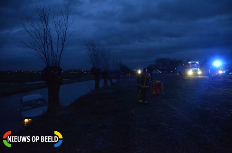 Auto te water geraakt Provincialeweg N210 Bergambacht