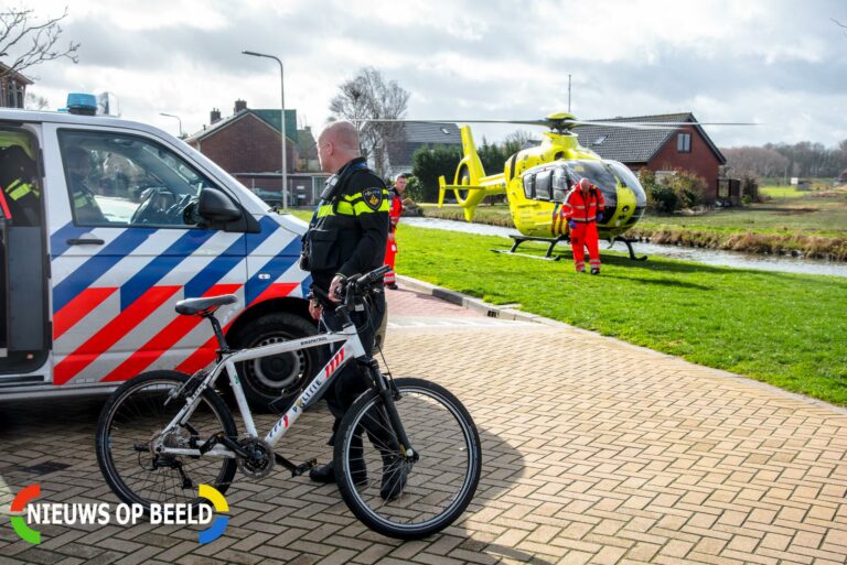 Traumahelikopter ingezet bij noodsituatie in woning Waalstraat Rhoon