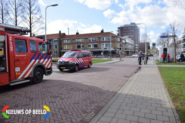Straat afgezet na gaslucht Willem de Zwijgersingel Gouda