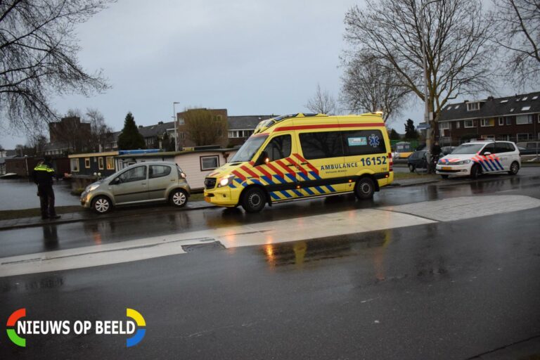 Fietsster gewond na botsing met auto Goudkade Gouda