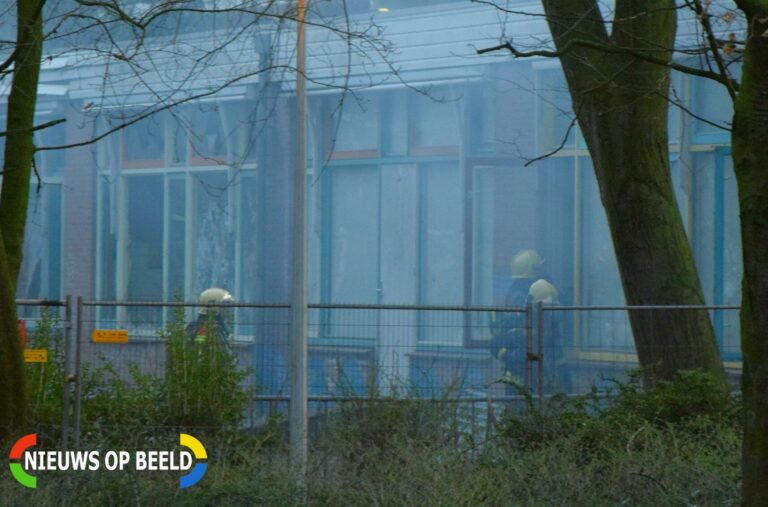Brand in slooppand Oosthoef Gouda
