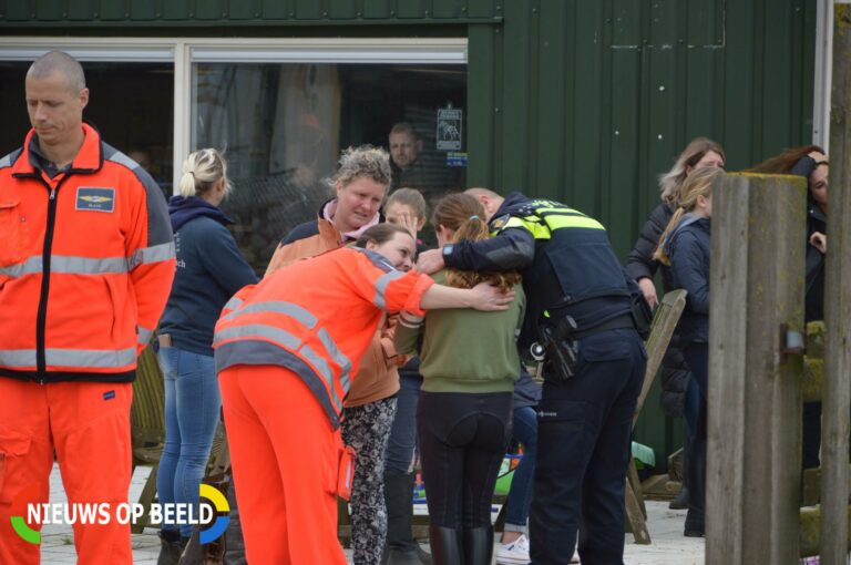 Jongen gewond na val van paard Ikkerseweg Hellevoetsluis