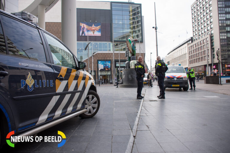 Extra politiebeveiliging in centrum Den Haag na dreigement