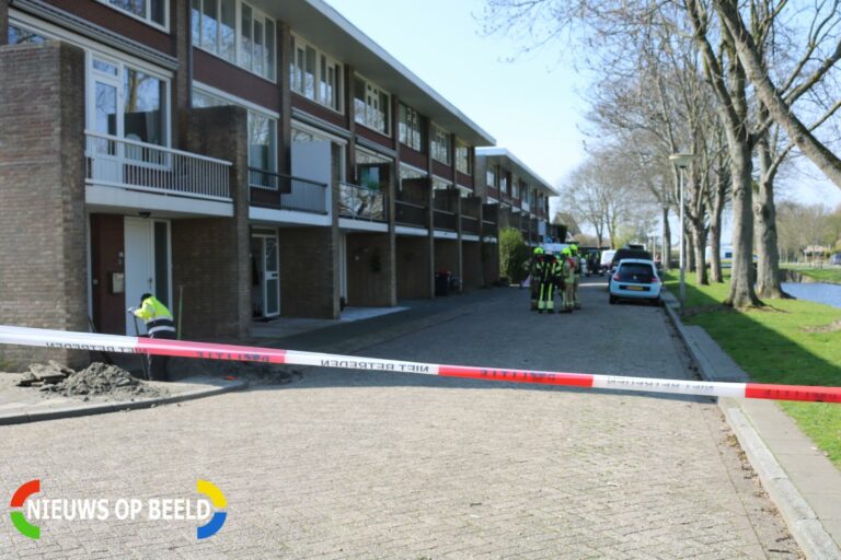 Zeven woningen ontruimd na gaslek Welleweg Brielle