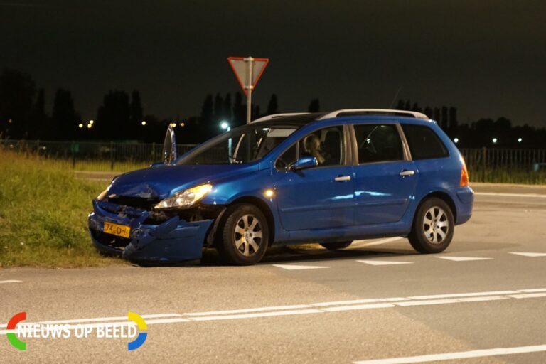 Flinke schade na aanrijding Nieuwe Broekweg Gouda