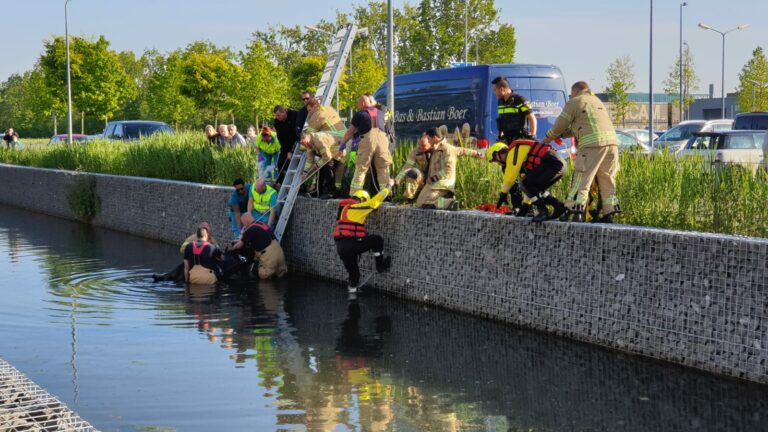 Man raakt te water Stolwijkstraat Rotterdam