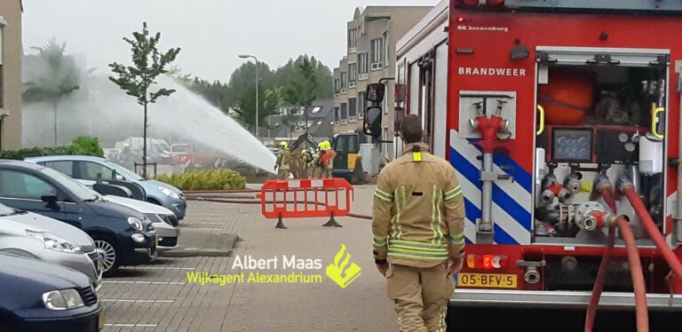 Flink gaslek door graafwerkzaamheden Chopinstraat Capelle aan den IJssel