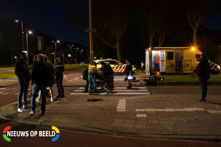 Bestuurder scooter zwaargewond na aanrijding President Rooseveltweg Rotterdam