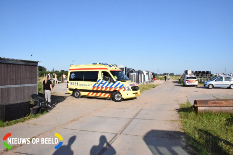 Ruiter gewond na val van paard Gouderakse Tiendweg Gouda