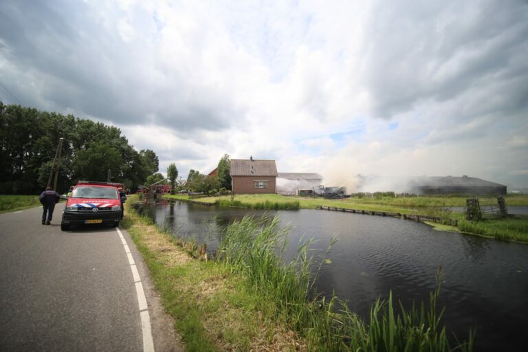 Forse schade na brand in schuur Tussenlanen Bergambacht
