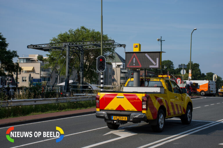 Kerkbrug in Voorburg urenlang gestremd door hitte