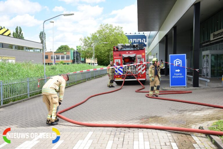 Accu vliegt in brand bij garagebedrijf Driemanssteeweg – S118 Rotterdam