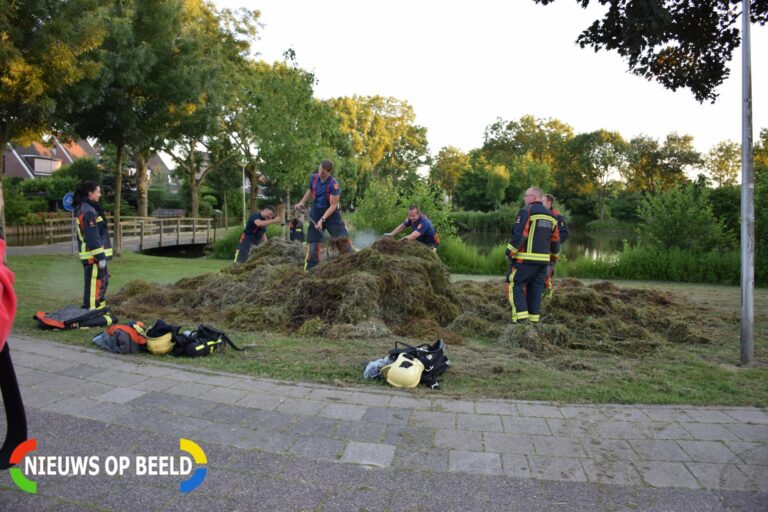 Hooi vat vlam Begoniaveld Nieuwerkerk aan den IJssel