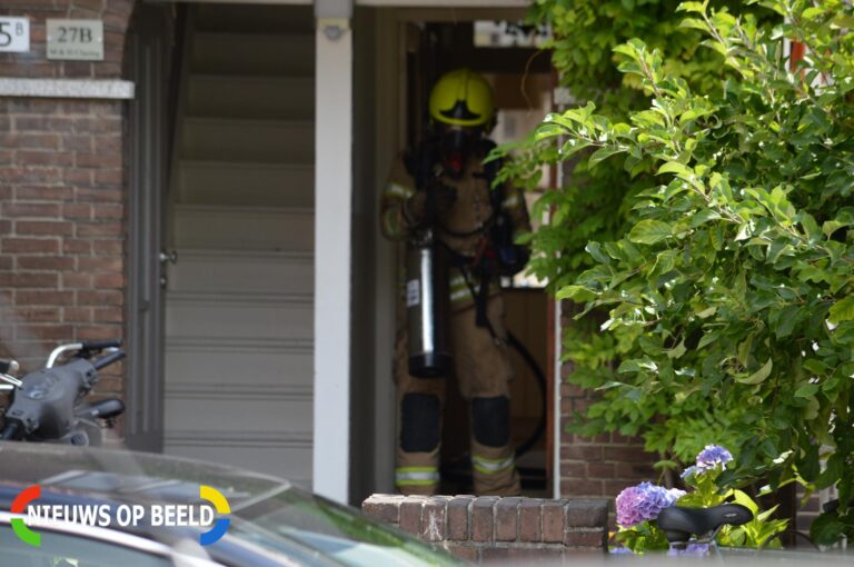 Woning geventileerd na brand in slaapkamer Zonnebloemstraat Rotterdam