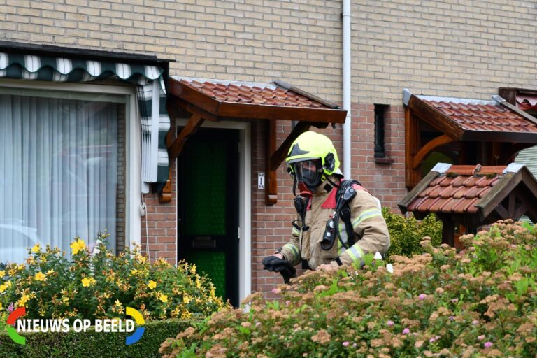 Brand na kortsluiting in badkamer Kerklaan Oudenhoorn