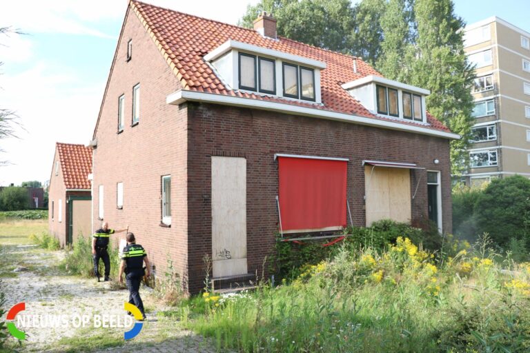 Brand in leegstaande woning Kralingseweg Rotterdam (Video)