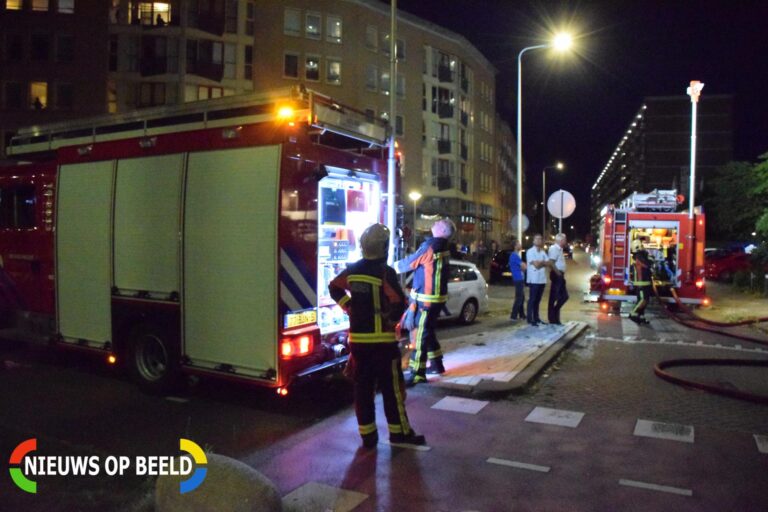Twee personen ademen rook in bij brand in flat Diamantstraat Alphen aan den Rijn