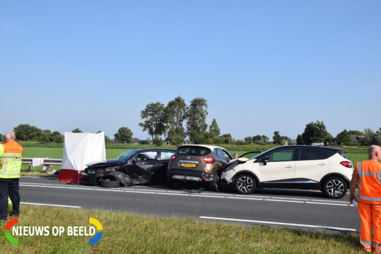 Meerdere gewonden bij frontale aanrijding Provincialeweg – N57 Ouddorp