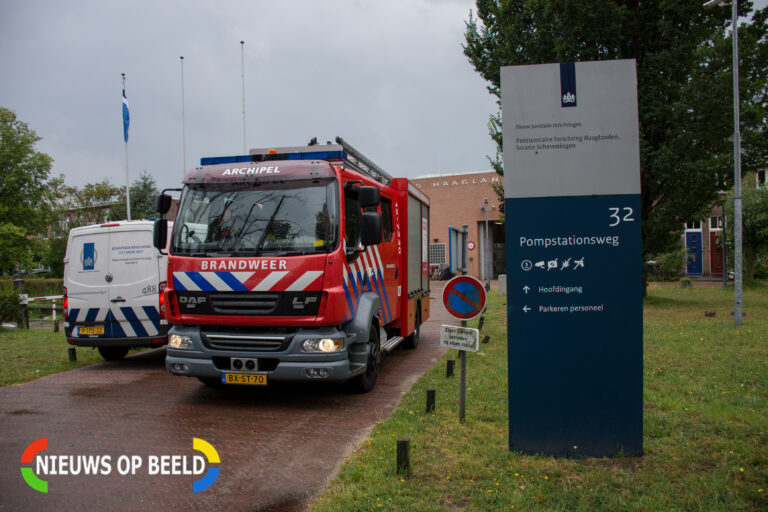 Gevangene gewond na brand in Scheveningse gevangenis