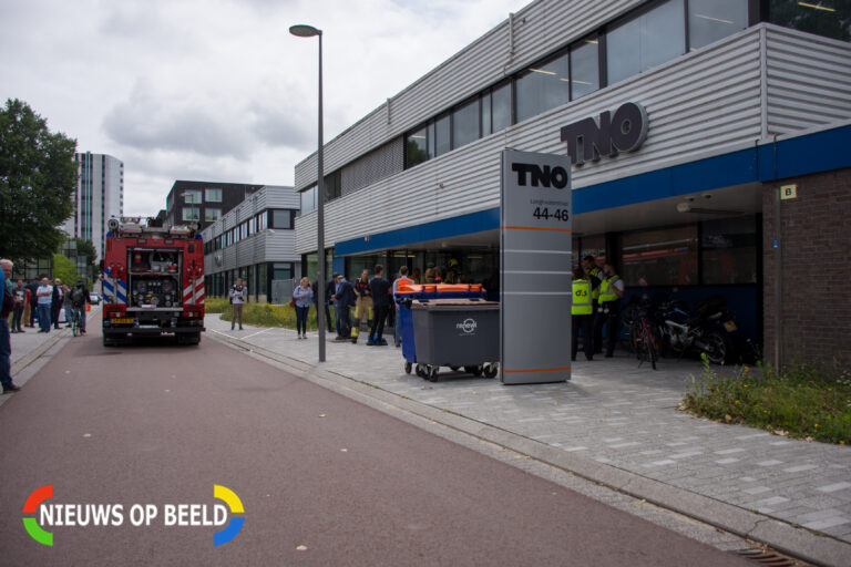TNO Delft korte tijd ontruimd geweest door vreemde lucht