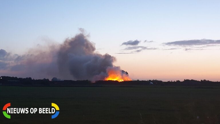 Grote brand Wagro Tweede Bloksweg Waddinxveen