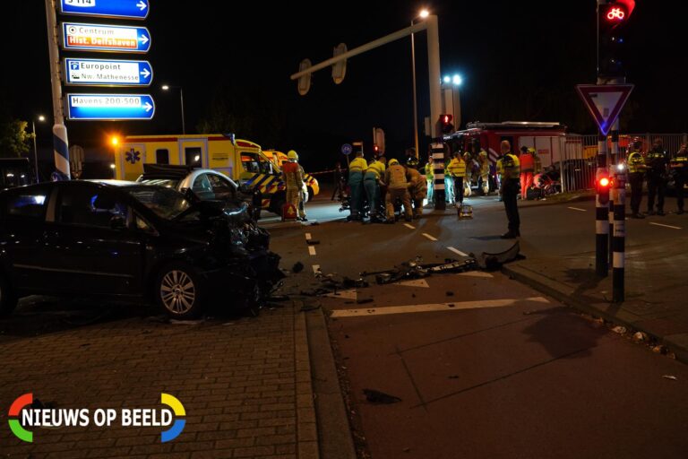 Meerdere slachtoffers na frontale aanrijding Tjalklaan – S114 Rotterdam