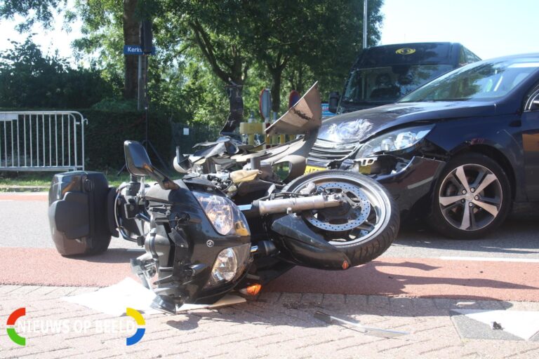Gewonde motorrijder wacht ruim 20 minuten op ambulance Koekendorpseweg Zuidland