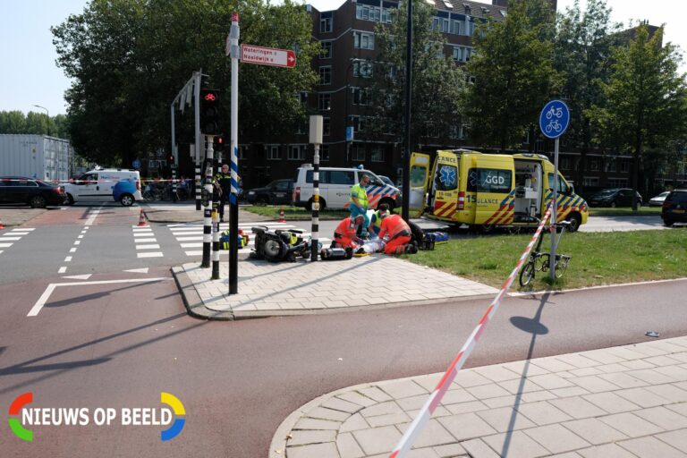 Persoon op scootmobiel zwaargewond na botsing Sir Winston Churchilllaan Rijswijk