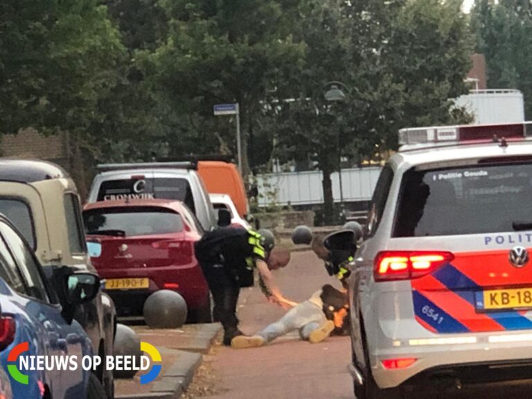 Persoon aangehouden na verkeersruzie Vest Gouda