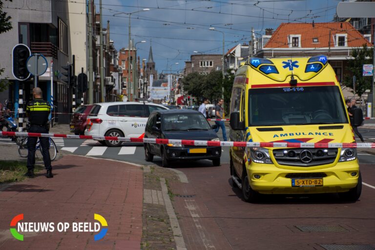 Fietser gewond na aanrijding met auto in Scheveningen