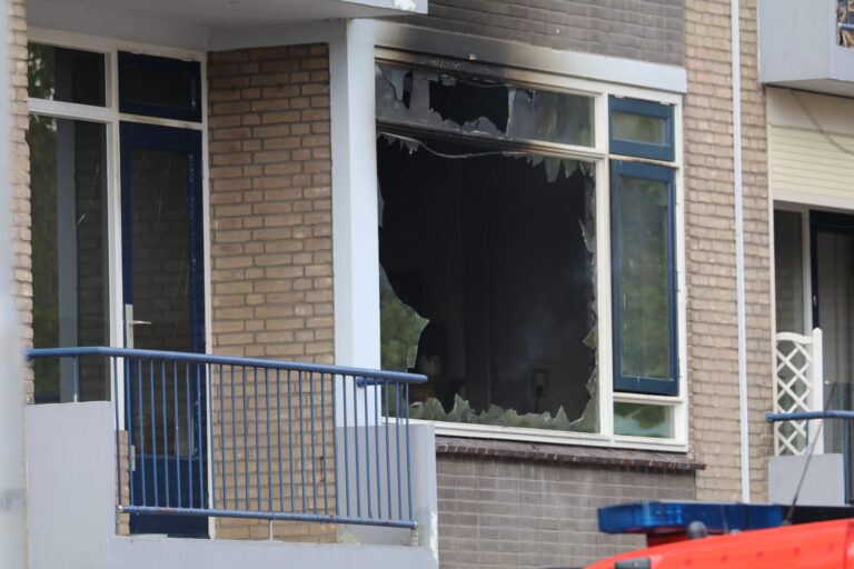 Kat gereanimeerd na grote woningbrand in Gouda