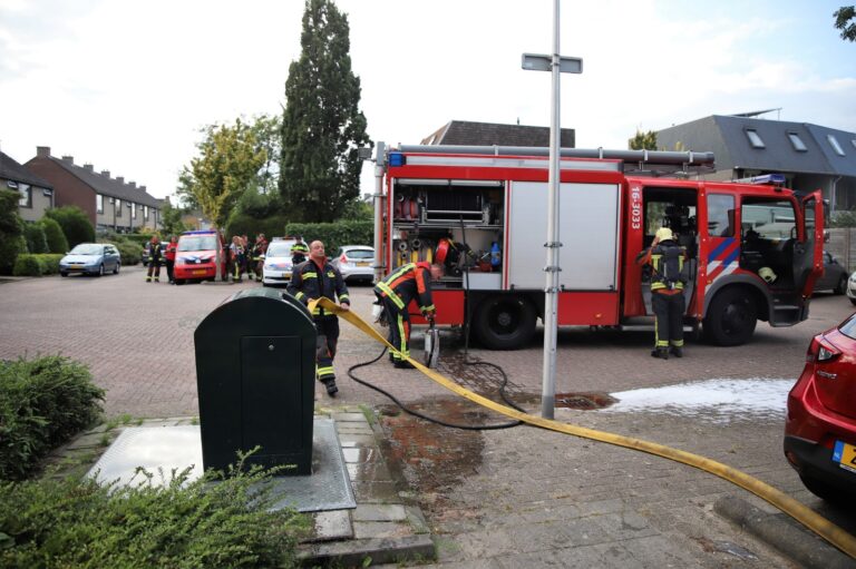 Brandweer blust ondergrondse container Tormentil Reeuwijk
