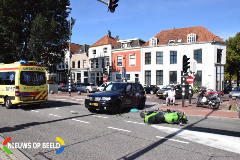 Motorrijder gewond na ongeval Nieuwe Veerstal Gouda