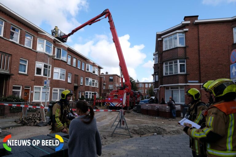 Brand in keuken portiekwoning Oostbroek-Noord Otterlostraat Den Haag