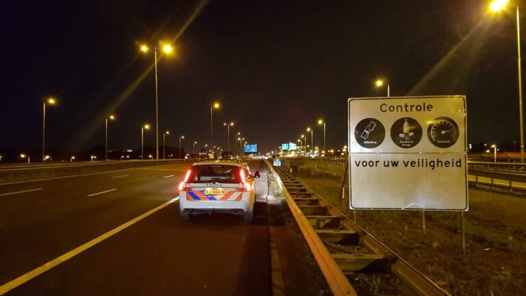 Maandenlang strakke verkeerscontrole A15 Rotterdam