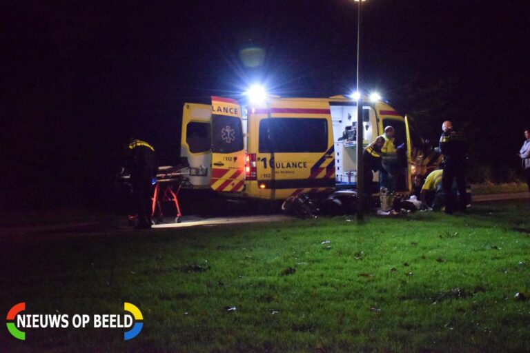 scooterijder zwaargewond na eenzijdig ongeval Henegouwerhof Bodegraven