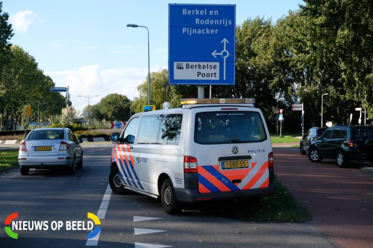 Drie voertuigen betrokken bij kop-staart botsing Boterdorpseweg – N472 Bergschenhoek