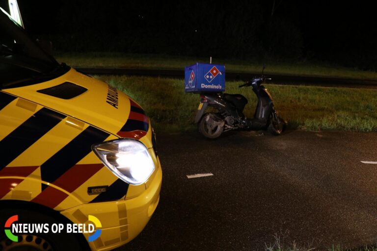 Pizzabezorger gewond na val van scooter C.G. Roosweg – N210 Krimpen aan den IJssel