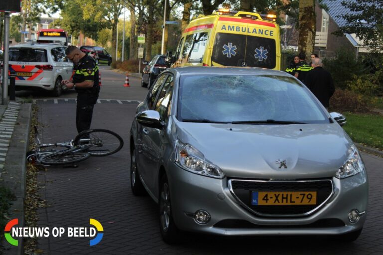 Fietser gewond na aanrijding met auto Grutto Bodegraven