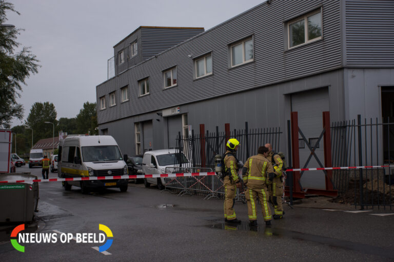 Straat tijdelijk afgezet na gaslek Schietlood Den Haag